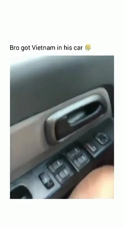 Bro Got Vietnam in His Car