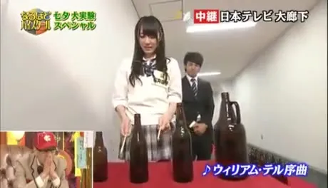 ボトル障害物レース
