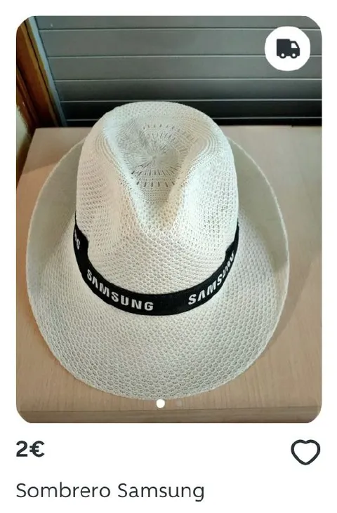 Sombrero Samsung de 2€