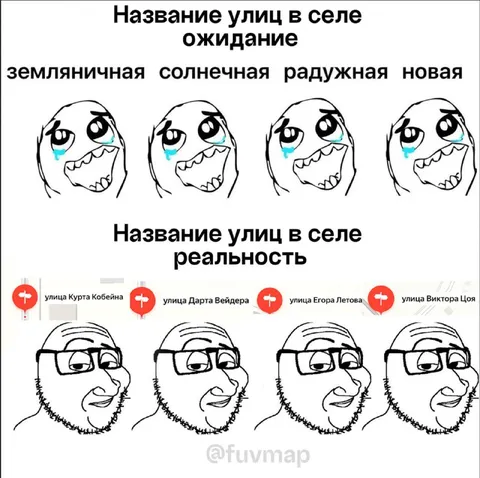 Названия улиц в селе: ожидание и реальность
