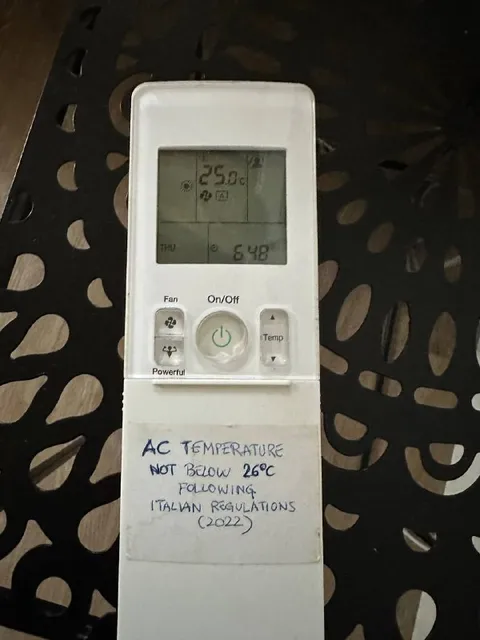 Air Conditioning Italian Regulations