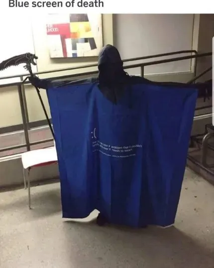 Blue Screen of Death Costume