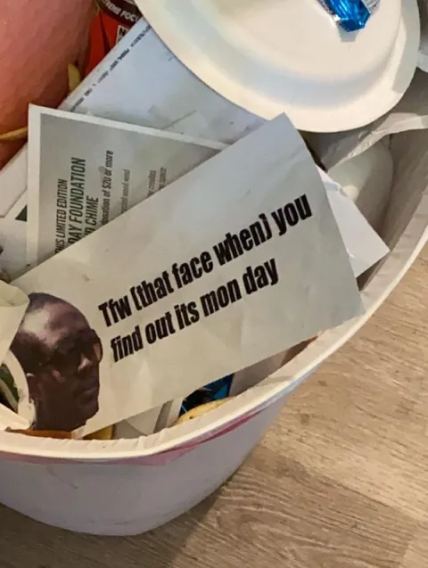 Monday Face in the Trash