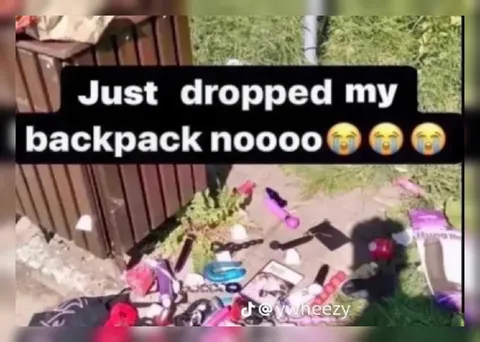 Dropped Backpack Disaster