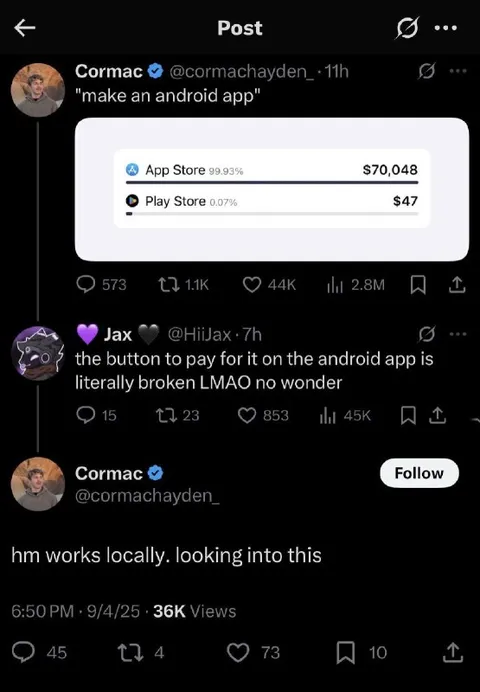 Android App Works Locally