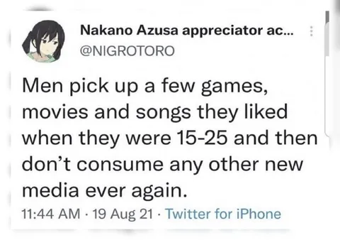 Men Stop Consuming New Media