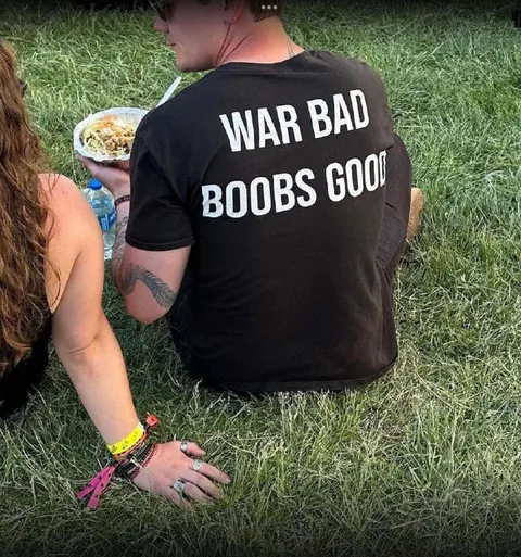 War Bad Boobs Good Shirt