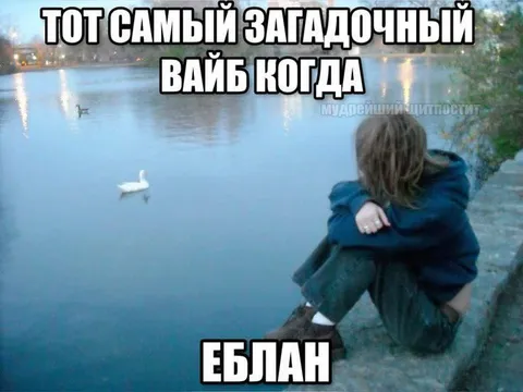 Загадочный вайб у озера