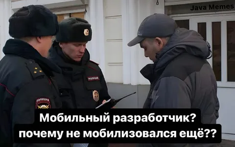 Мобильный разработчик на проверке