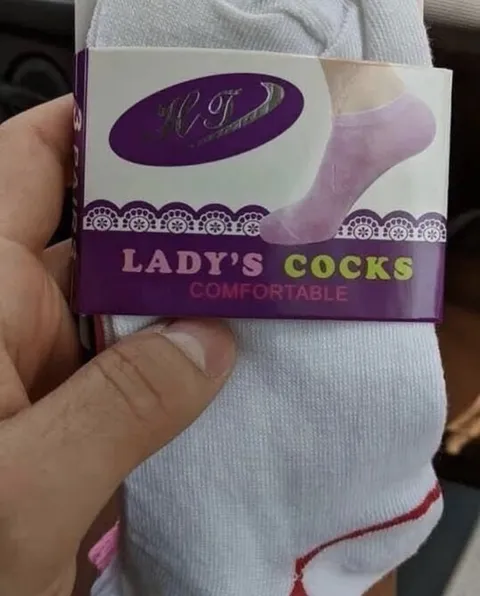 Lady's Cocks Socks Package