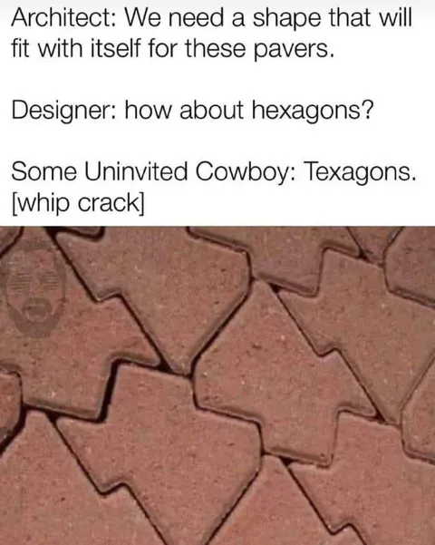 Hexagons Versus Texagons