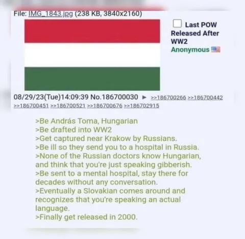 Hungarian POW Mistaken for Gibberish