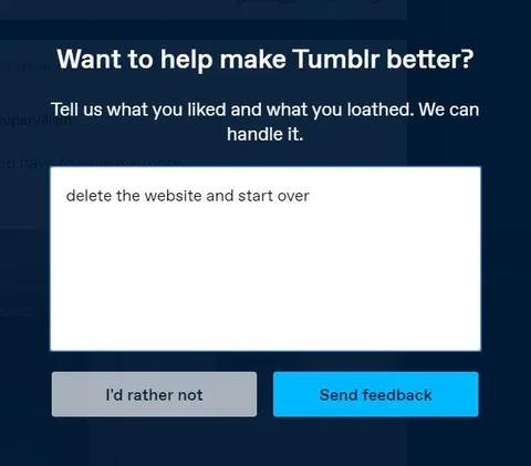Delete the Website and Start Over