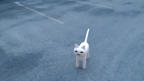 Кот внезапно взрывается