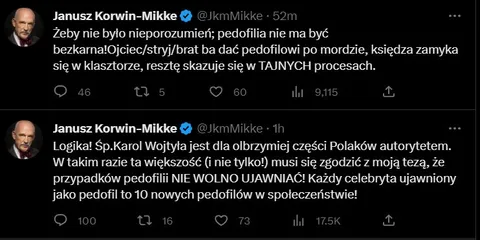 Korwin-Mikke o pedofilii
