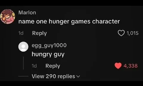 Hungry Guy Hunger Games Answer