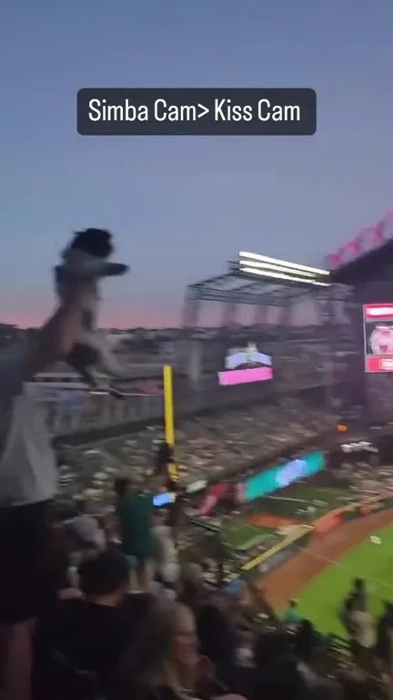 Simba Cam Beats Kiss Cam