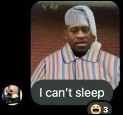 I Can't Sleep Reaction