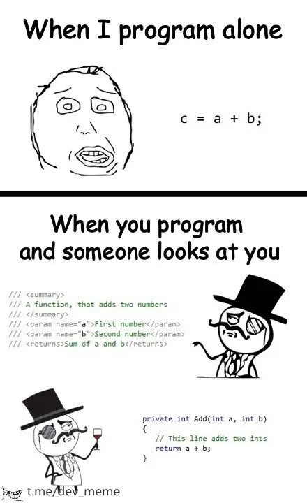 When You Look at My Code
