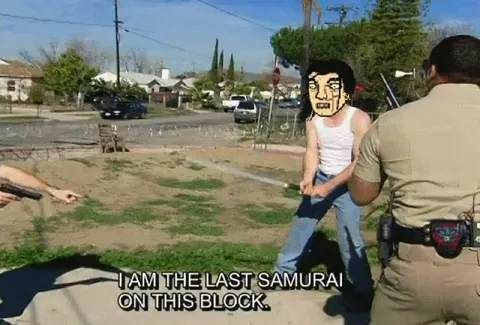 The Last Samurai on This Block
