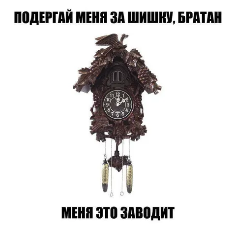 Подергай меня за шишку