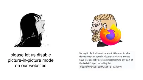 Please Disable Picture-in-Picture