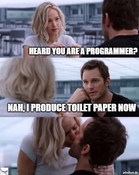 Programmer Produces Toilet Paper