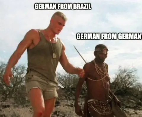 German From Brazil vs Germany
