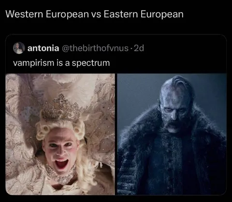 Western vs Eastern European Vampirism