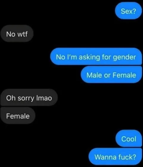 Asking for Gender Not Sex