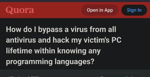 Bypass Antivirus Without Programming