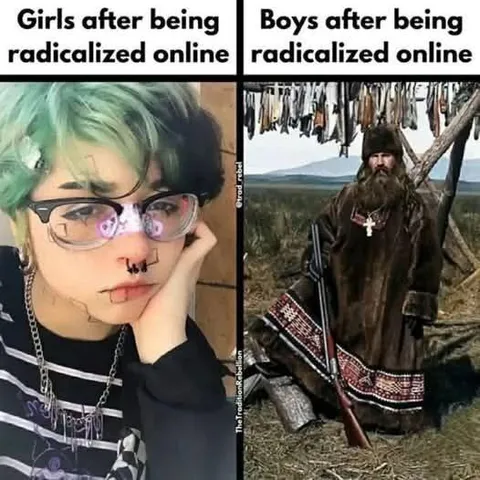 Girls and Boys Radicalized Online