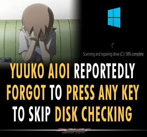Yuuko Forgot to Press Any Key