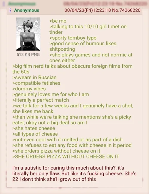 Pizza Without Cheese Dealbreaker