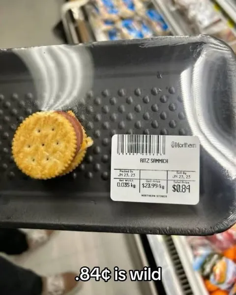 Eighty-Four Cent Ritz Sandwich