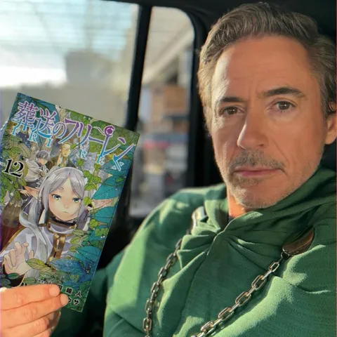 ロバート・ダウニー・Jr.がフリーレンを読む