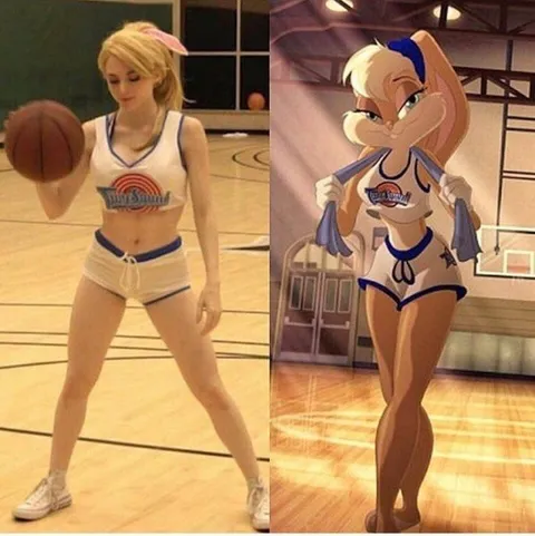 Human Lola Bunny Comparison