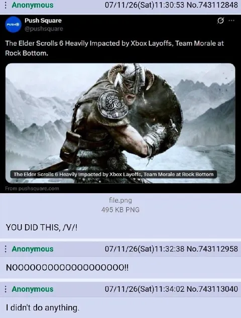Skyrim Team Morale at Rock Bottom