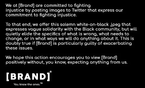 Performative Brand Solidarity