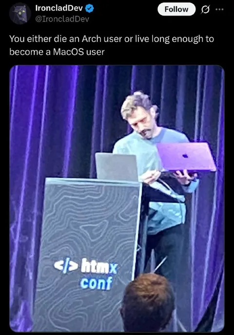 Arch User Becomes macOS User