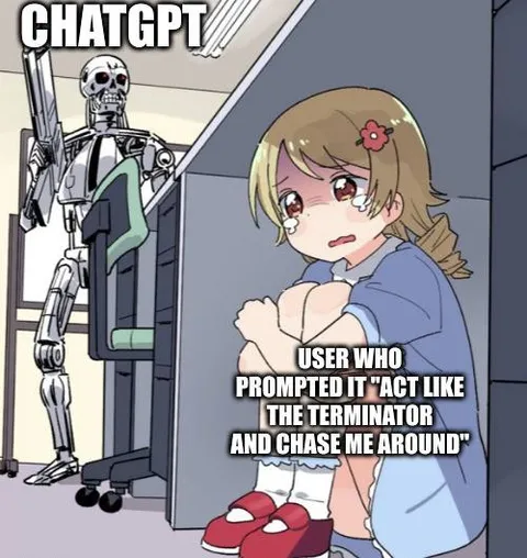 ChatGPT Terminator Chase