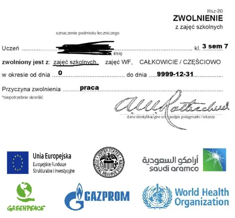 Zwolnienie z pracy na zawsze
