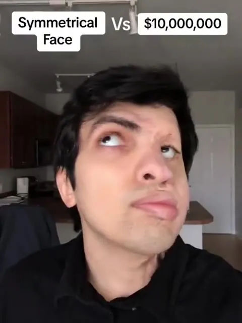 Symmetrical Face Versus Ten Million