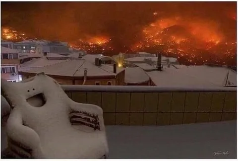 Снег и огненный апокалипсис