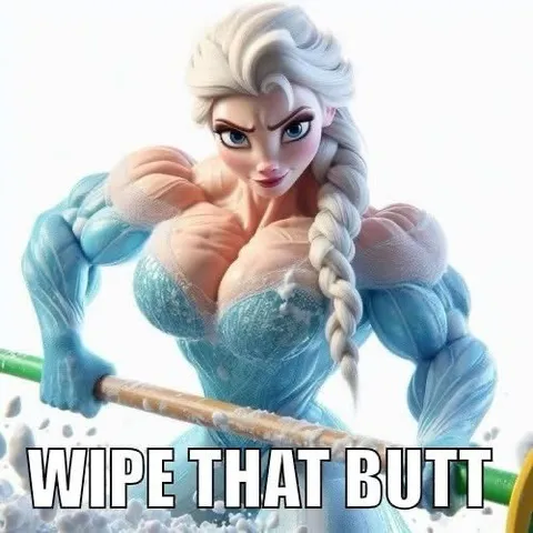 Elsa Wipe That Butt