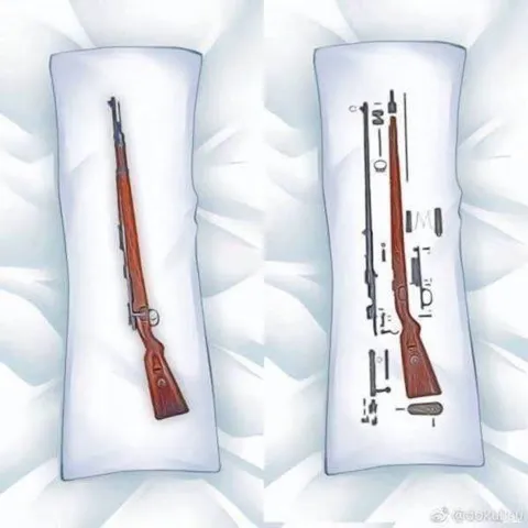 Винтовка до и после сна