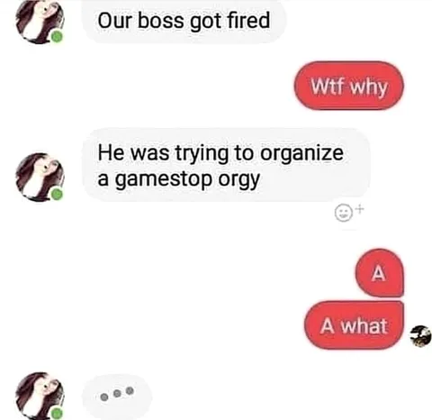 Boss Got Fired for GameStop Orgy