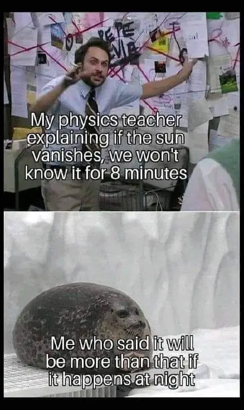 Sun Vanishes at Night