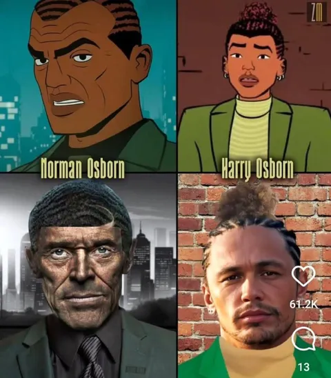 Norman and Hary Osborn Comparison
