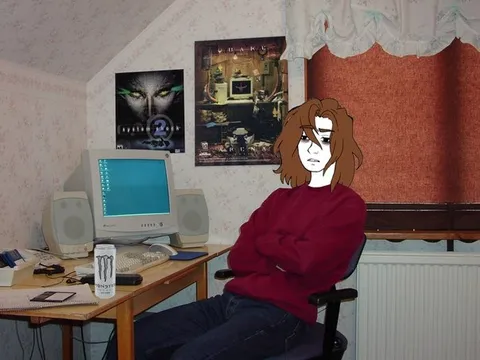 Nostalgic 2000s Gamer Room